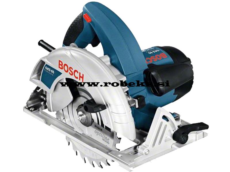 Ročna krožna žaga Bosch GKS 65 Professional, 1.600W, 190mm, 4,8kg, 0601667000