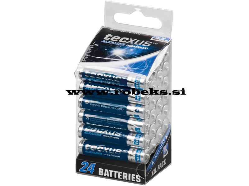 Baterije Tecxus Alkalna Maximum LR 03 AAA, 24 kosov XXL Pack