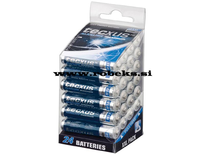 Baterije Tecxus Alkalna Maximum LR 6 AA, 24 kosov XXL Pack