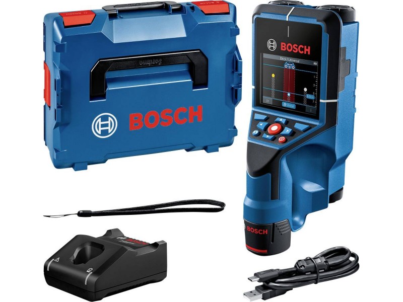 Digitalni detektor Bosch D-tect 200 C v kovčku, ± 5mm, IP 5X, 0.7kg, 0601081601