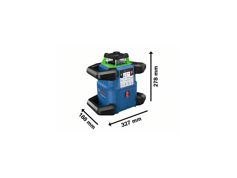 Rotacijski laser Bosch GRL 650 CHVG, ±8,5 % (±5°), 18V, 650M, 4,3kg, 06159940PR