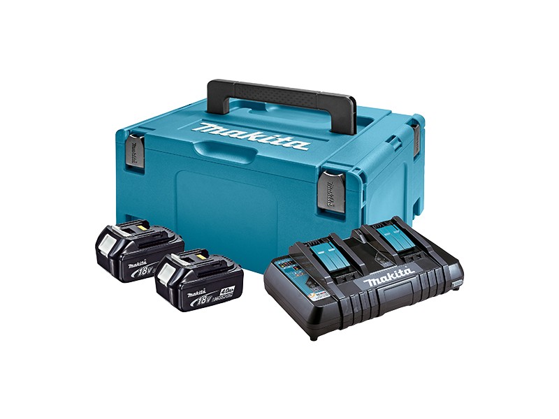 LXT Power set Makita v kovčku Makpac, Tip3, BL1840Bx2,DC18RD, 18V, 4,0Ah, 197504-2