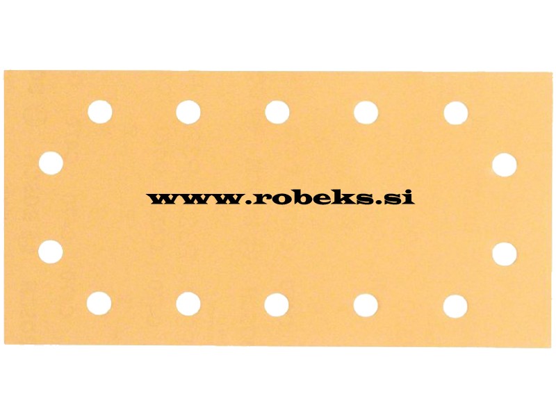 Brusni papir Bosch  za Les in Barvo P80, 115x230mm, 50 kosov