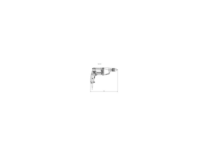 Električni vibracijski vrtalnik Perles PSB9-713S, 750W, 13mm, 2.5kg, 8900204