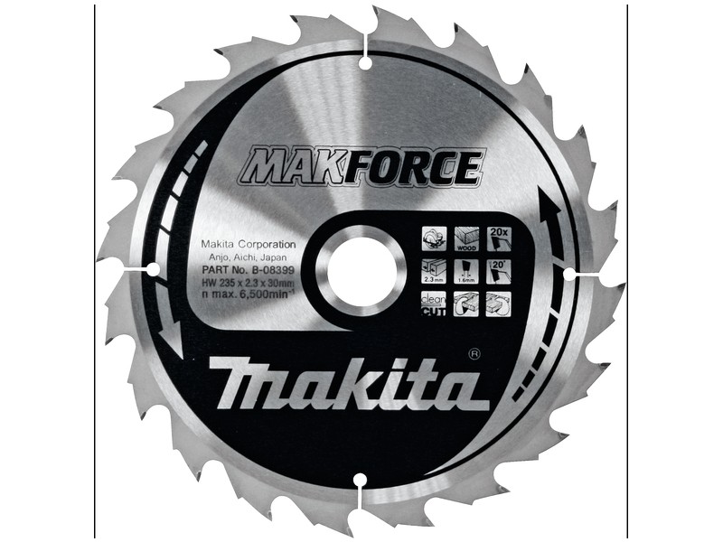 TCT MAKForce žagin list za les Makita, B-08399