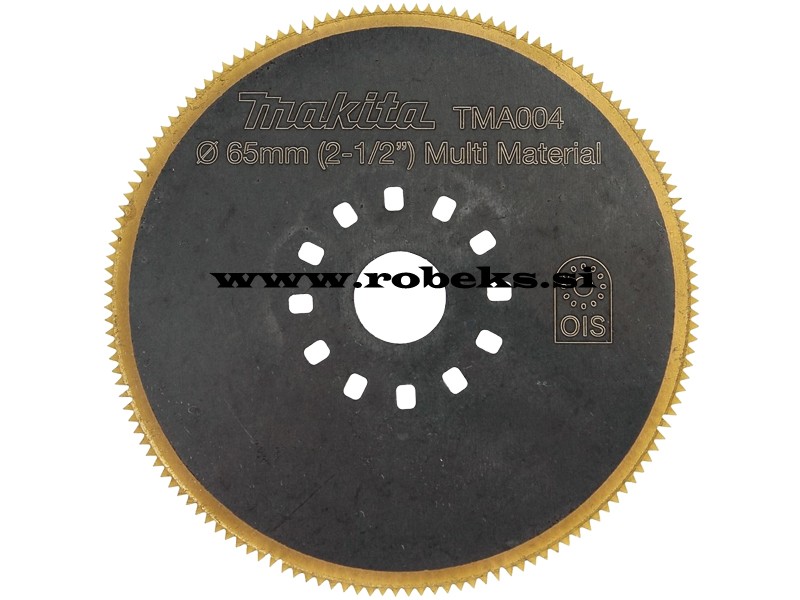 BIM-TiN okrogli žagin list za različne materiale 65 mm