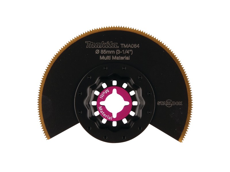 BiM-tin segmentni žagin list Makita za različne materiale, TMA064, Dimenzije: 85mm,Starlock, B-64973