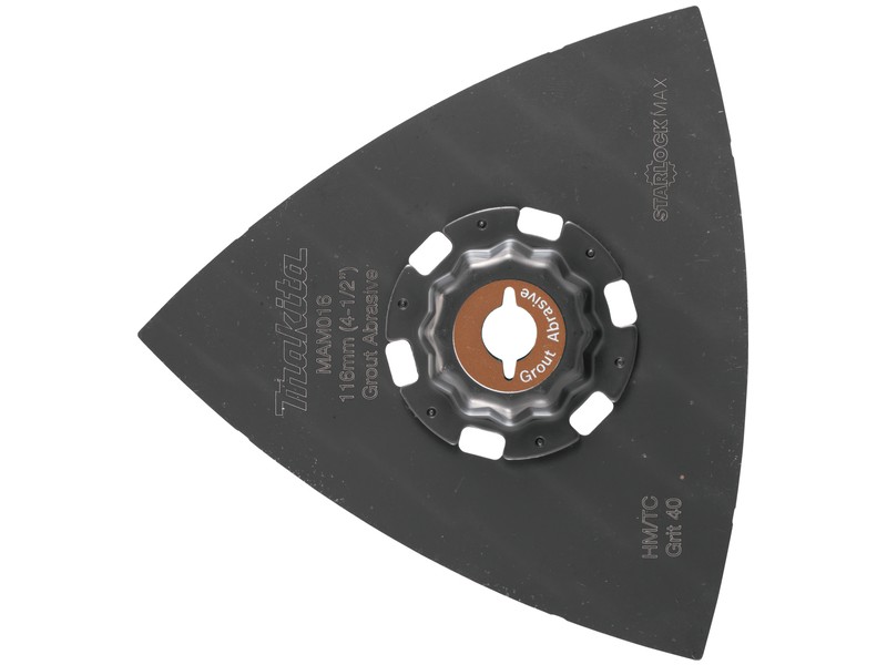 TC brusna plošča Makita za malto Starlock Max, MAM016, 116mm, Zrnatost: 40, B-66569