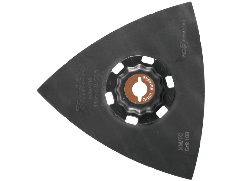 TC brusna plošča Makita za les Starlock Max, MAM018, 116mm, Zrnatost: 100, B-66581