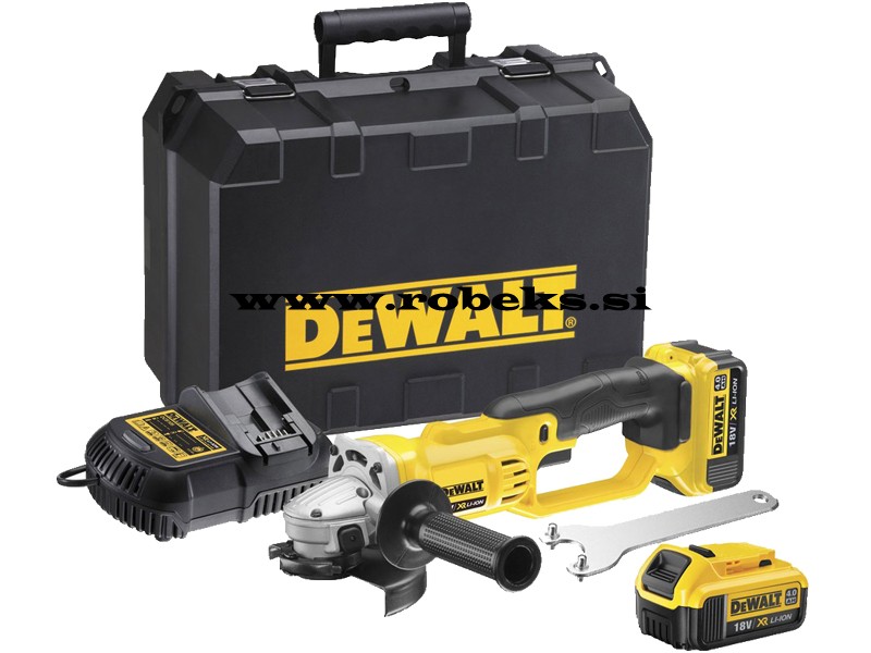 Akumulatorski kotni brusilnik Dewalt DCG412M2
