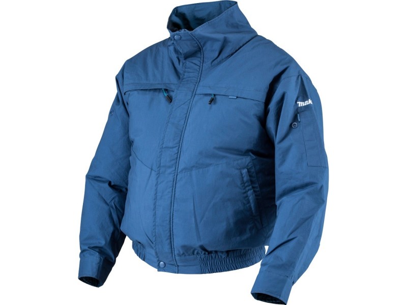 Akumulatorska jakna za hlajenje Makita DFJ304ZL, Li-Ion, Barva: Modra