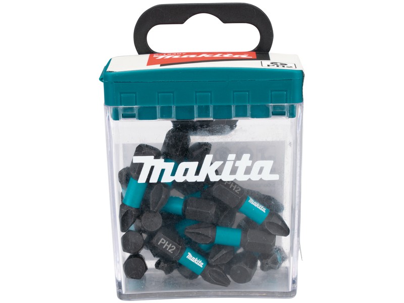Vijačni nastavki Makita IMPACT BLACK PH2, PZ2, T20, T25, T30, T40, 25mm, Pakiranje: 25kos