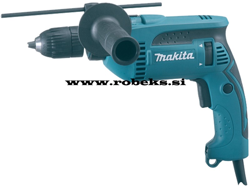 Električni udarni vrtalnik Makita HP1641K, 680W, 1.5-13mm, 2kg