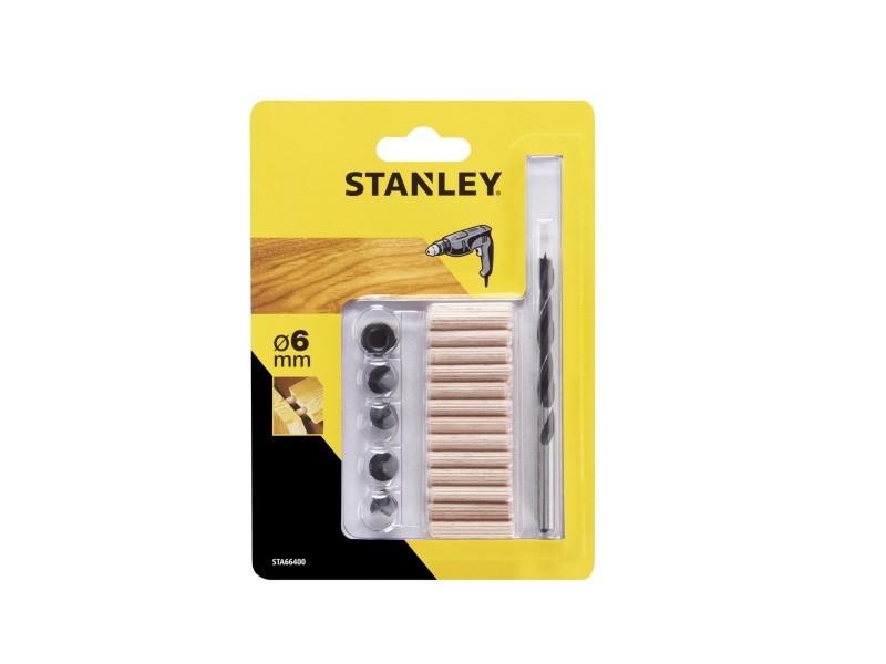 Komplet lesnih čepov Stanley, 6mm, STA66400