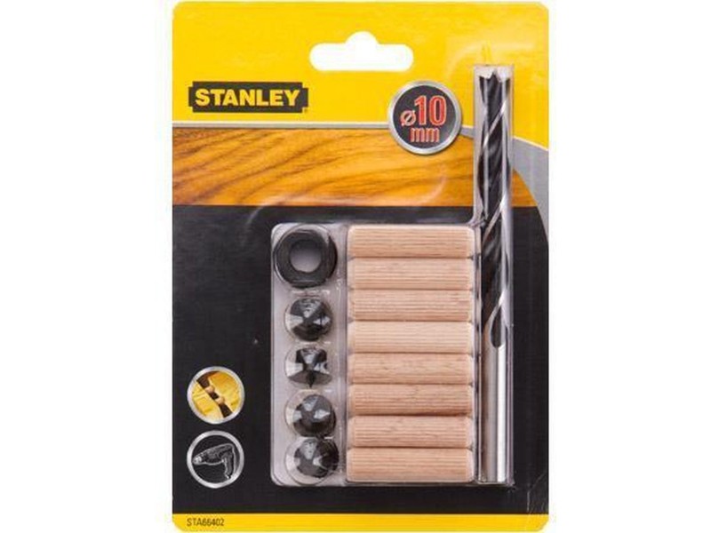 Komplet lesnih čepov Stanley, 10mm, STA66402