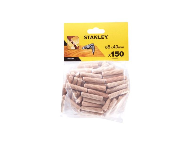 Lesni čep Stanley, Dimenzije: 8x40mm, Pakiranje: 150kos, STA66433