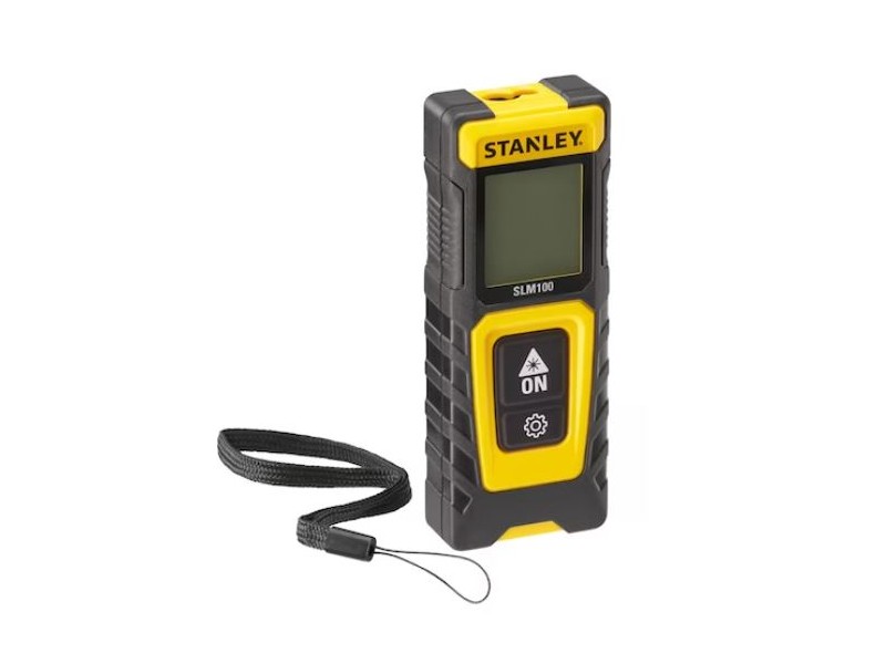 Laserski merilnik razdalje Stanley SLM100 STHT77100-0, 30m, rdeč, 70g