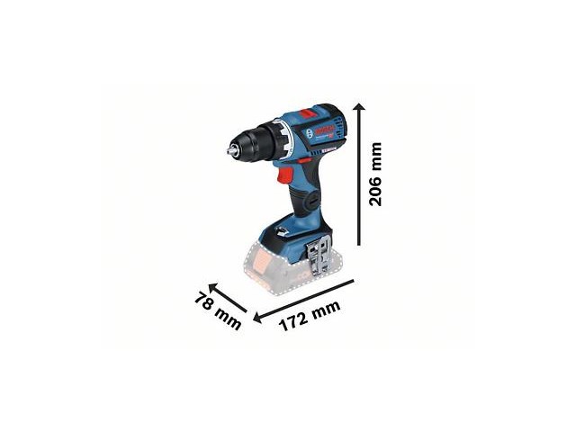 Akum.vrtalnik vijačnik Bosch GSR 18V-60C,L-Boxx,2xGBA 18V 5,0 Ah+GAL18V-40,10 mm, 06019G110D