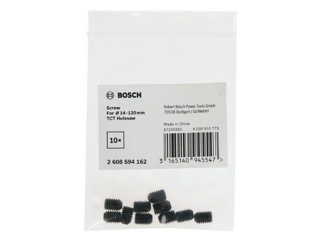 10-delni komplet vijakov za kronsko žago Bosch TCT, 2608594162