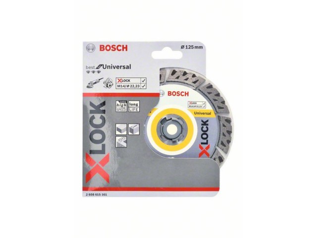 X-LOCK Bosch Best for Universal, Dimenzije: 125x22,23x2,2x12mm, 2608615161