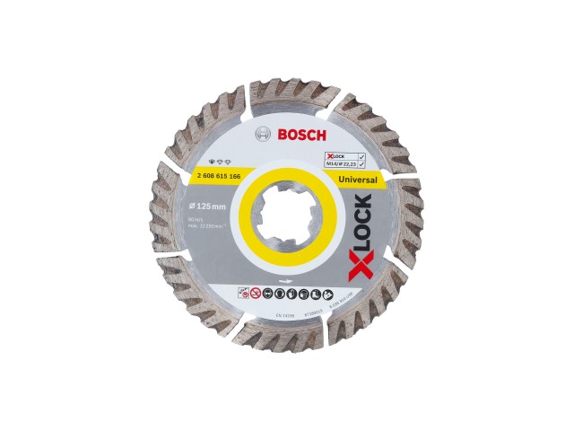 X-LOCK Bosch Bosch Standard for Universal, Dimenzije: 125x22,23x1,6x10mm, 2608615166