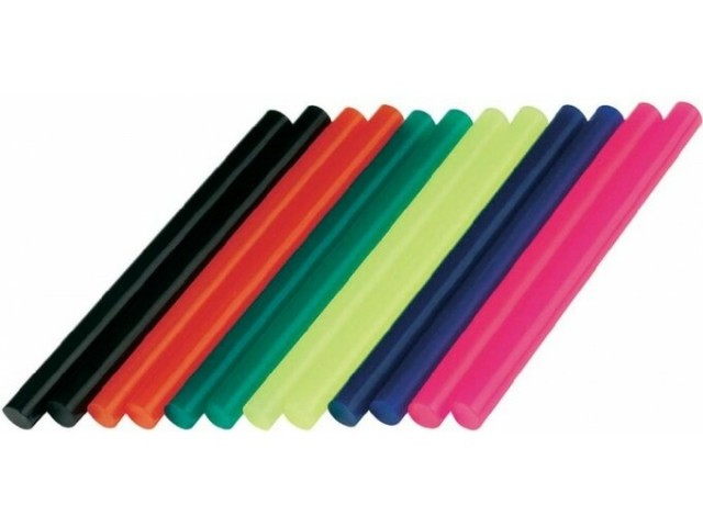 Barvni lepilni vložki DREMEL®, Dimenzije: 100x7mm, Pakiranje: 12kos, 2615GG05JA