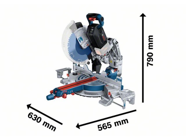 Akumulatorska zajeralna žaga BITURBO Bosch GCM 18V-305 GDC, 18V, 305mm, 26.9kg, 0601B43002