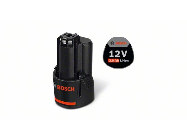 Litij-ionska akum. baterija Bosch GBA 12 V 3,0 Ah, 1600A00X79