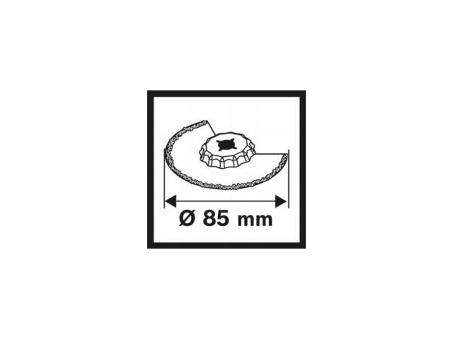 Segmentni žagin list Bosch z diamantnim robom RIFF ACZ 85 RD Diamond, 2608661689