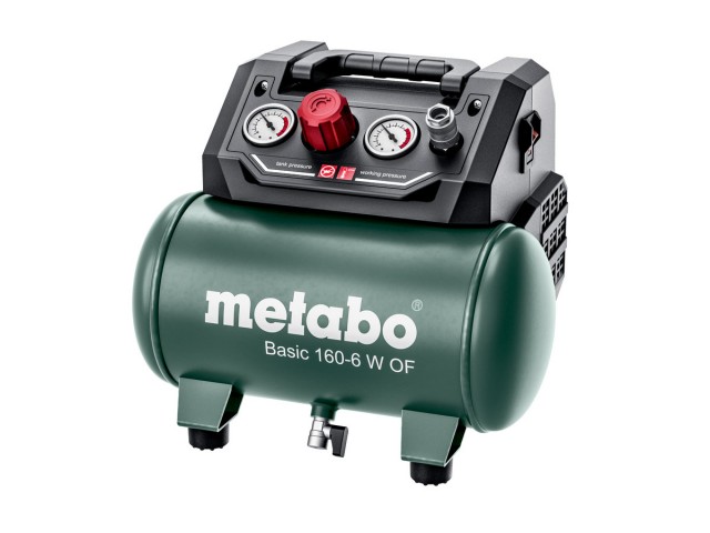 Kompresor Metabo BASIC 160-6 W OF, 6L, 8bar, 8.4kg, 601501000