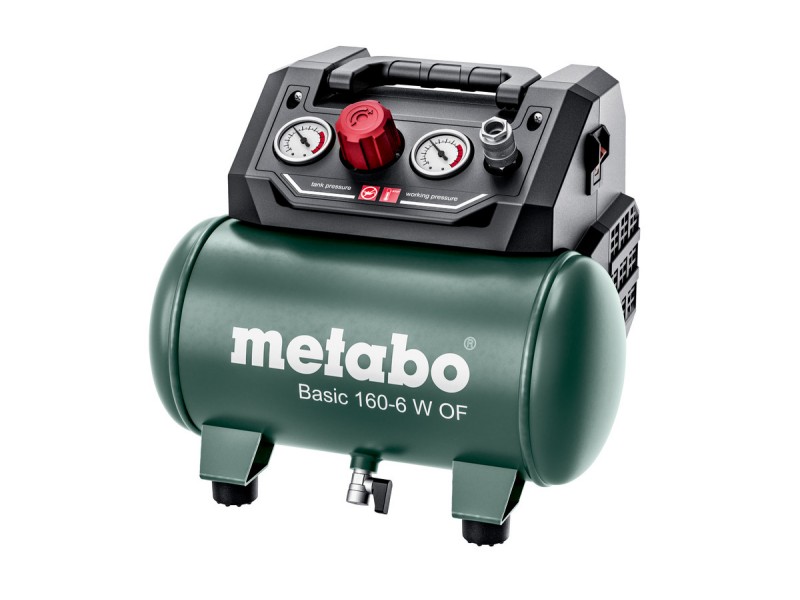 Kompresor Metabo BASIC 160-6 W OF, 6L, 8bar, 8.4kg, 601501000