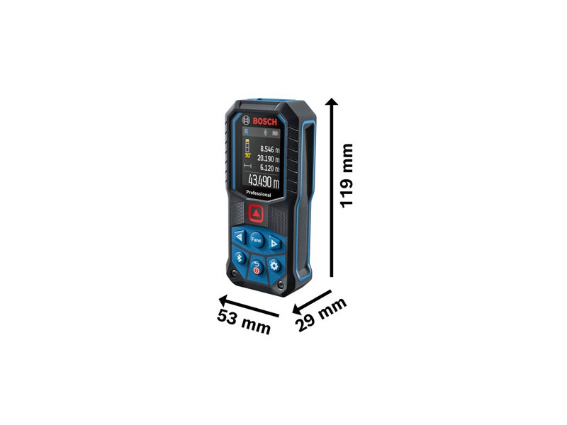 Laserski merilnik razdalj Bosch GLM 50-27 C Professional, 0601072T00