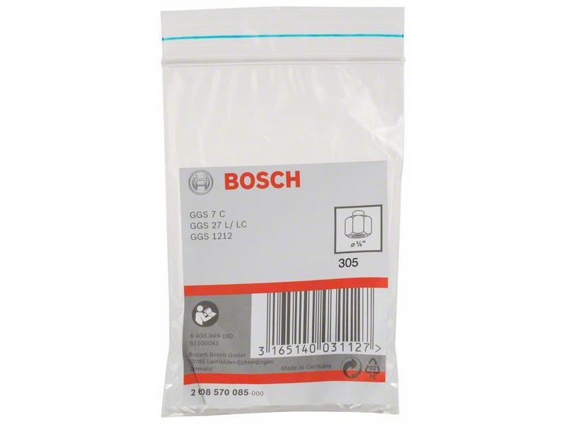 Vpenjalne klešče Bosch s pritezno matico, Za: GGS 7 C, GGS 27 L, GGS 27 LC, GGS 1212 Professional, 1/4
