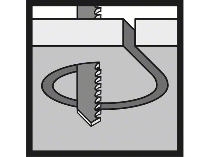 List za vbodno žago T 118 EOF Flexible for Metal