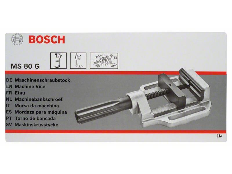 Strojni primež Bosch MS  80 G, Dimenzije: 100x80x80mm, 2608030056