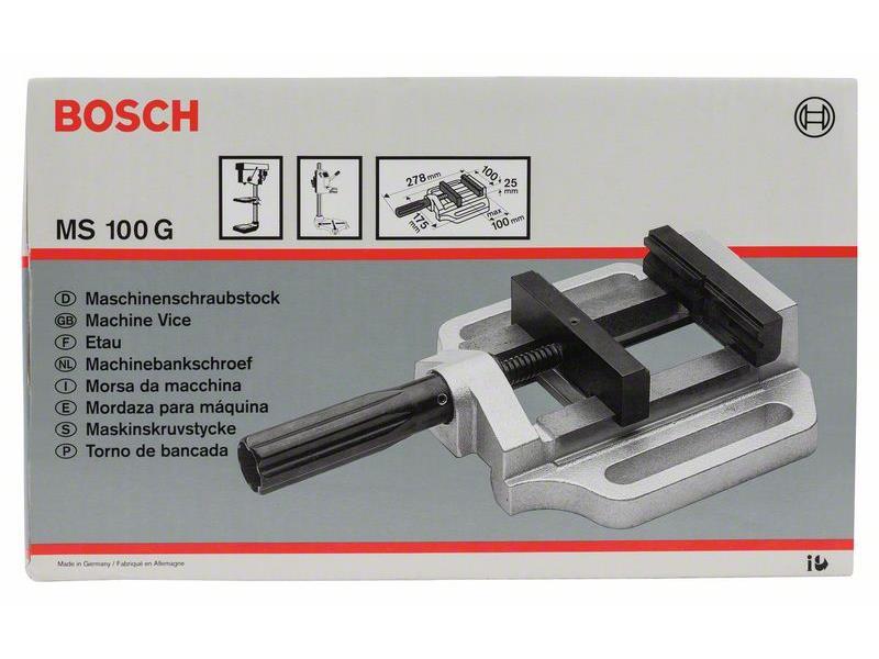 Strojni primež Bosch MS 100 G, Dimenzije: 135x100x100mm, 2608030057