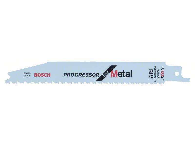 Listi za sabljasto žago Bosch S 123 XF Progressor for Metal, kovina, Pakiranje: 5 kos 2608654402