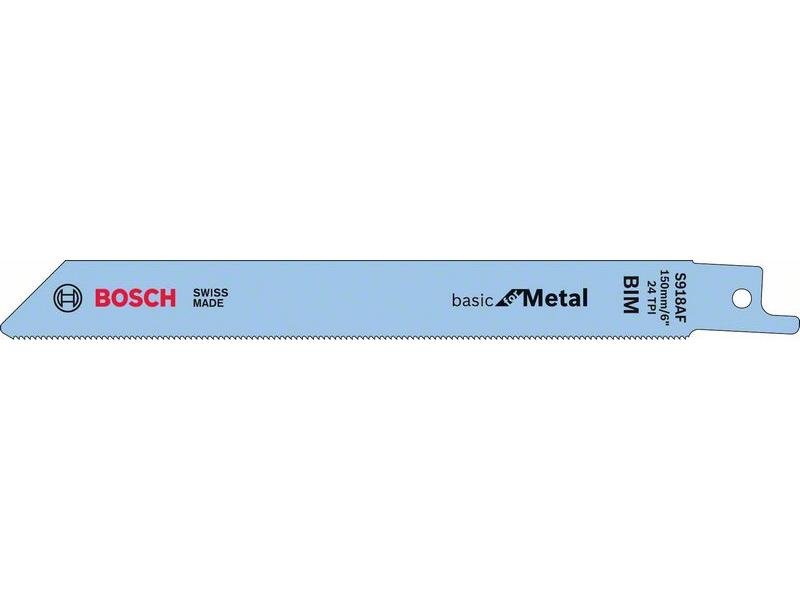 Listi za sabljasto žago Bosch S 918 AF, kovina, Pakiranje: 2 kos, 2608651944
