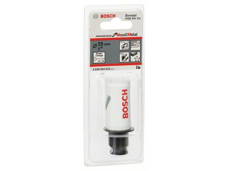 Žaga za izrezovanje lukenj Bosch Progressor, Premer: 25 mm, 1