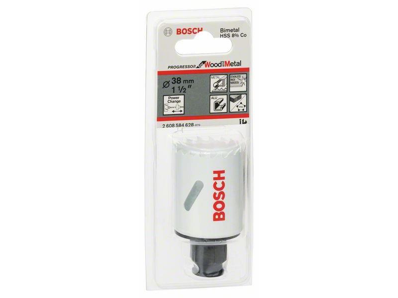 Žaga za izrezovanje lukenj Bosch Progressor, Premer: 38 mm, 1 1/2