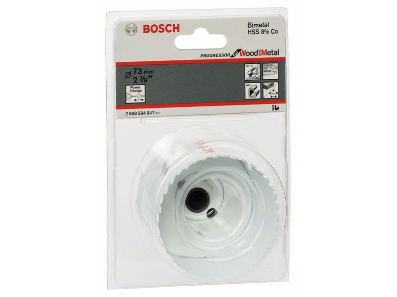 Žaga za izrezovanje lukenj Bosch Progressor, Premer: 73 mm, 2 7/8
