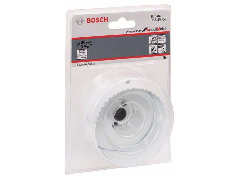 Žaga za izrezovanje lukenj Bosch Progressor, Premer: 86 mm, 3 3/8