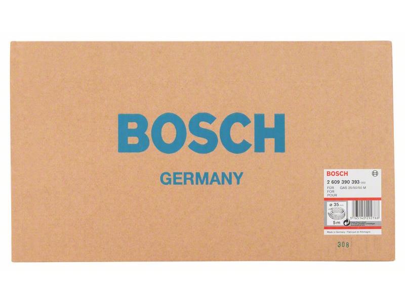 Gibljiva sesalna cev Bosch GAS 25 L SFC, GAS 50, GAS 50 M Professional, Dolžina: 5m, Premer: 35mm, Cev z bajonetnim zaklepom, 2609390393