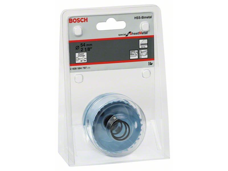 Kronska žaga za izrezovanje lukenj Bosch za pločevino, Dimenzije: 54x20mm, 2608584797