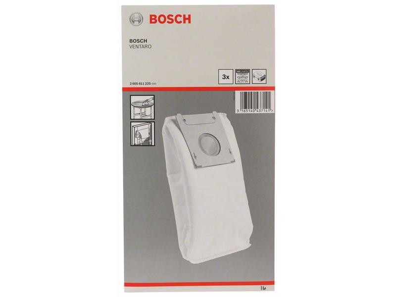 Papirnata filtrska vrečka za prah Bosch z luknjo, Pakiranje: 3 kos, 2605411225