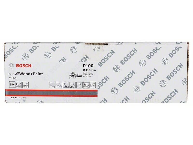 Brusilni list C470, pakiranje po 50 kosov 115 x 230 mm, 100