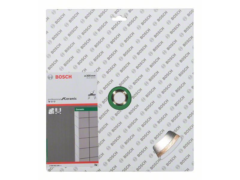 Diamantna rezalna plošča Bosch Standard for Ceramic, Dimenzije: 300x30+25,40x2x7mm, 2608602540