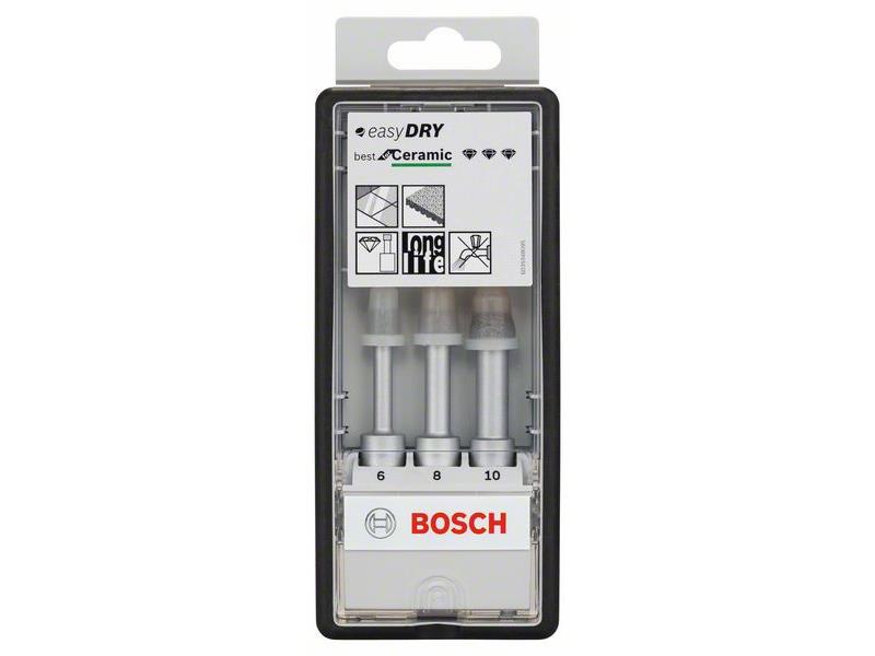 3-delni komplet dia. svedrov za suho vrtanje Bosch Robust Line Easy Dry Best for Ceramic, 2608587145