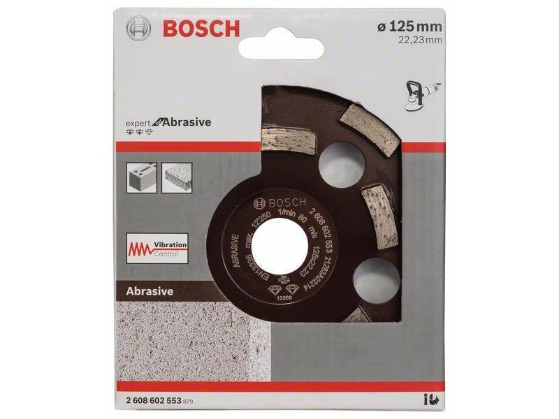 Diamantni lončasti brus Bosch Expert for Abrasive , 125x22,23x4,5mm, 2608602553