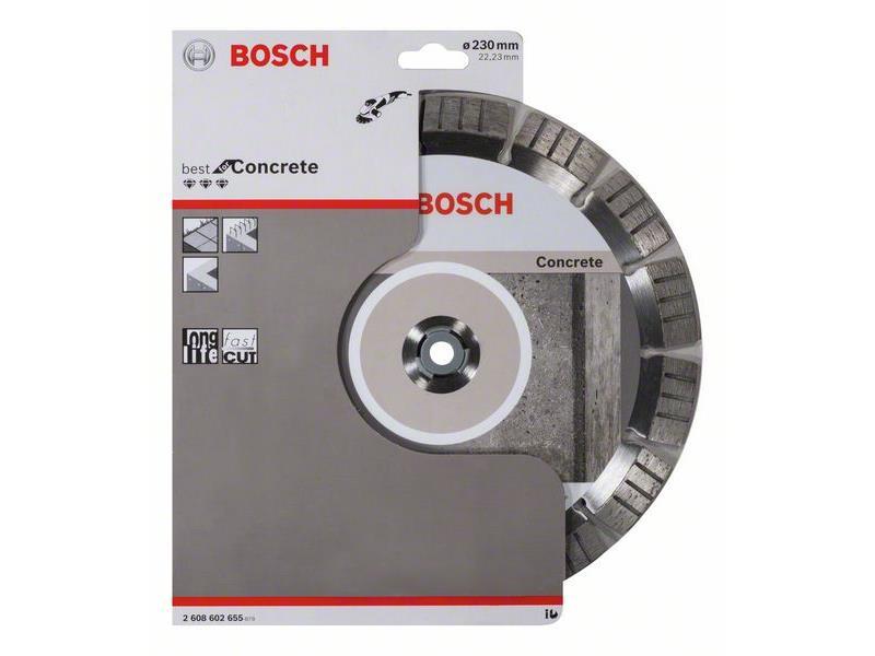 Diamantna rezalna plošča Bosch Best for Concrete 230x22,23x2,4x15mm, 2608602655